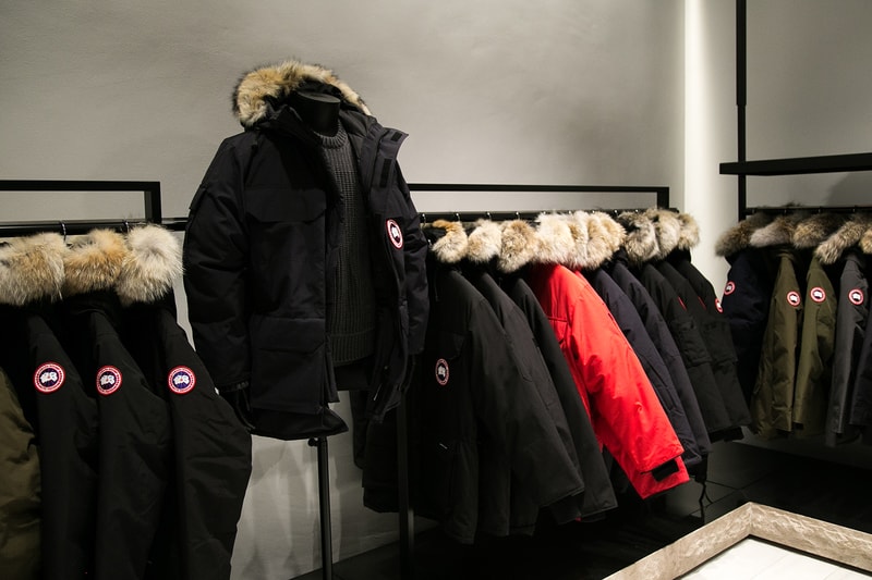Canada Goose London Regent Street Flagship Black Label Peacekeeper Parka