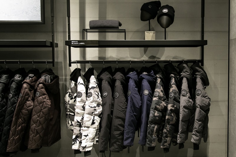 Canada Goose London Regent Street Flagship Black Label Peacekeeper Parka