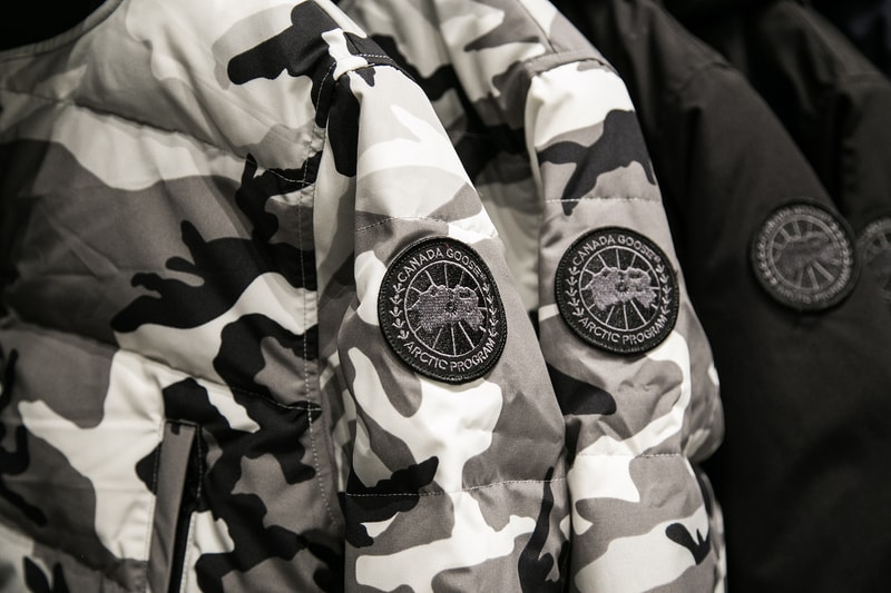 Canada Goose London Regent Street Flagship Black Label Peacekeeper Parka
