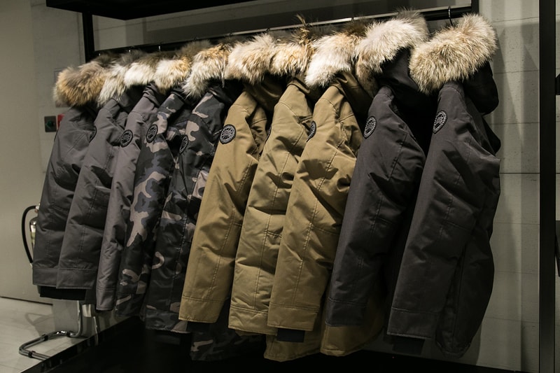Canada Goose London Regent Street Flagship Black Label Peacekeeper Parka