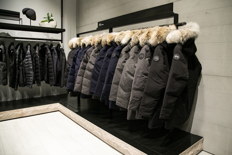 Canada Goose London Regent Street Flagship Black Label Peacekeeper Parka