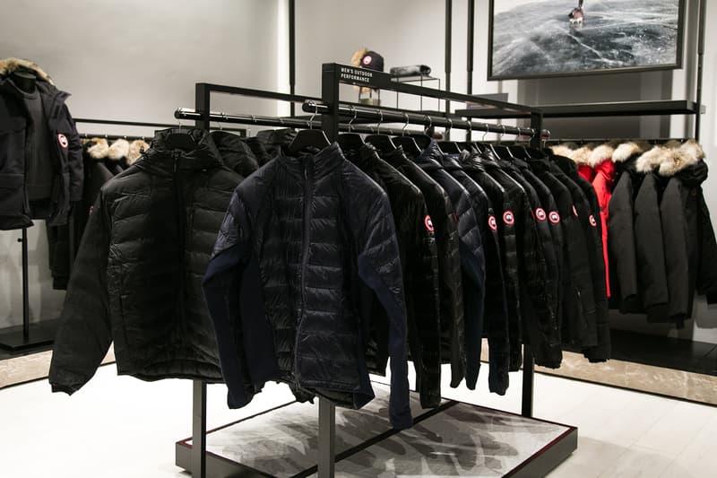 Canada Goose London Regent Street Flagship Black Label Peacekeeper Parka