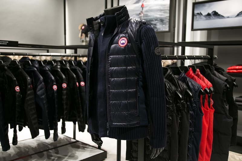 Canada Goose London Regent Street Flagship Black Label Peacekeeper Parka