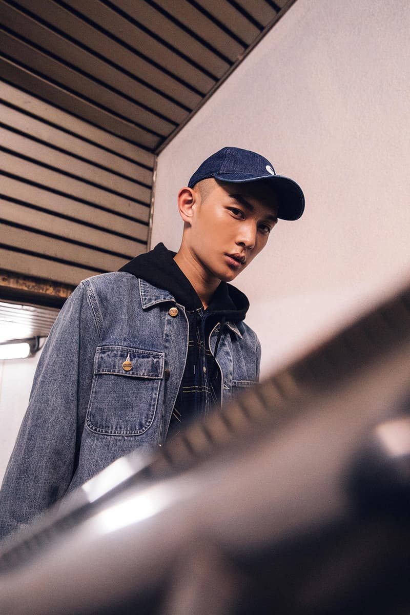 Carhartt WIP 2017 Fall/Winter 2017 Collection Lookbook Outerwear pants camo knit cap branding logo beanie wool fur sukajan souvenir jacket
