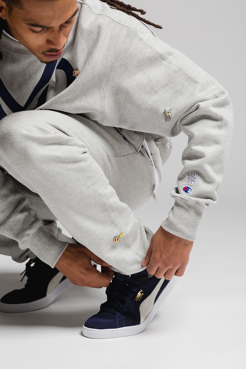 Champion Pintrill Pins Foot Locker Exclusive Times Square NYC New York Grommets Pop-up