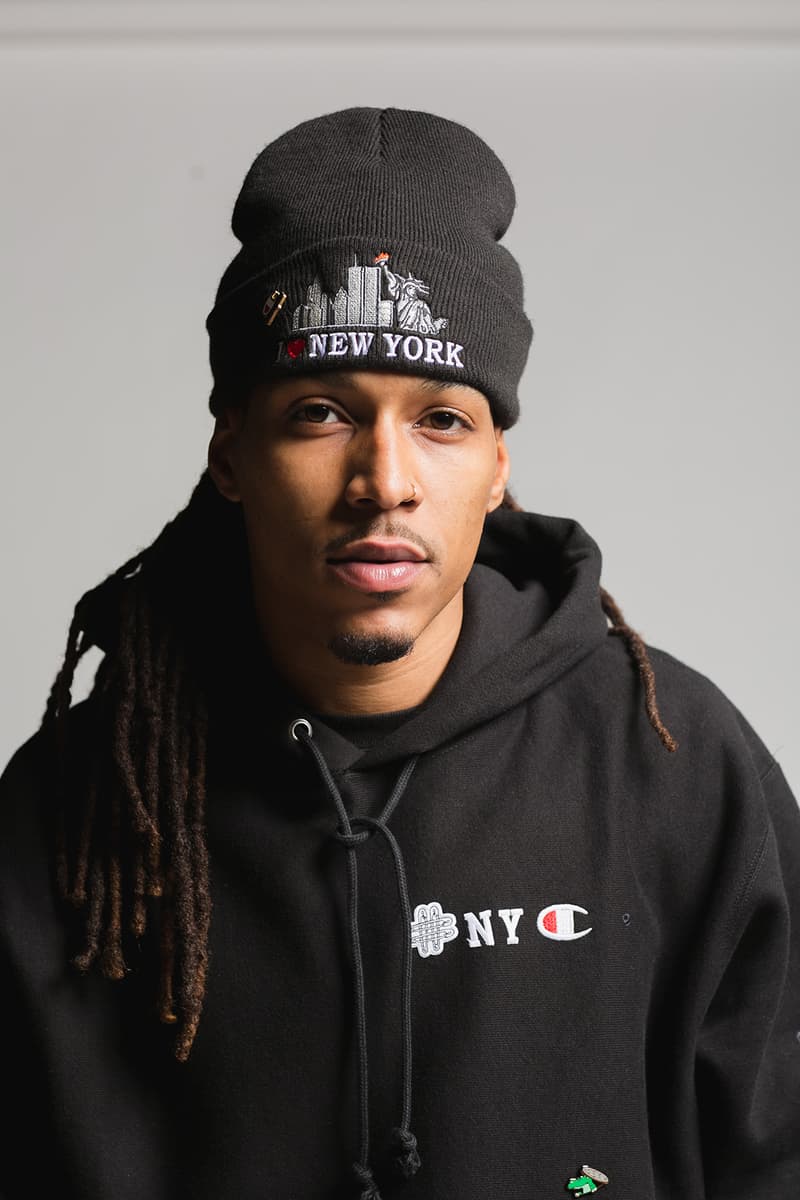 Champion Pintrill Pins Foot Locker Exclusive Times Square NYC New York Grommets Pop-up