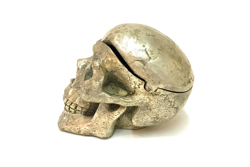 NEXUSVII. Vintage Skull Ashtray Gold