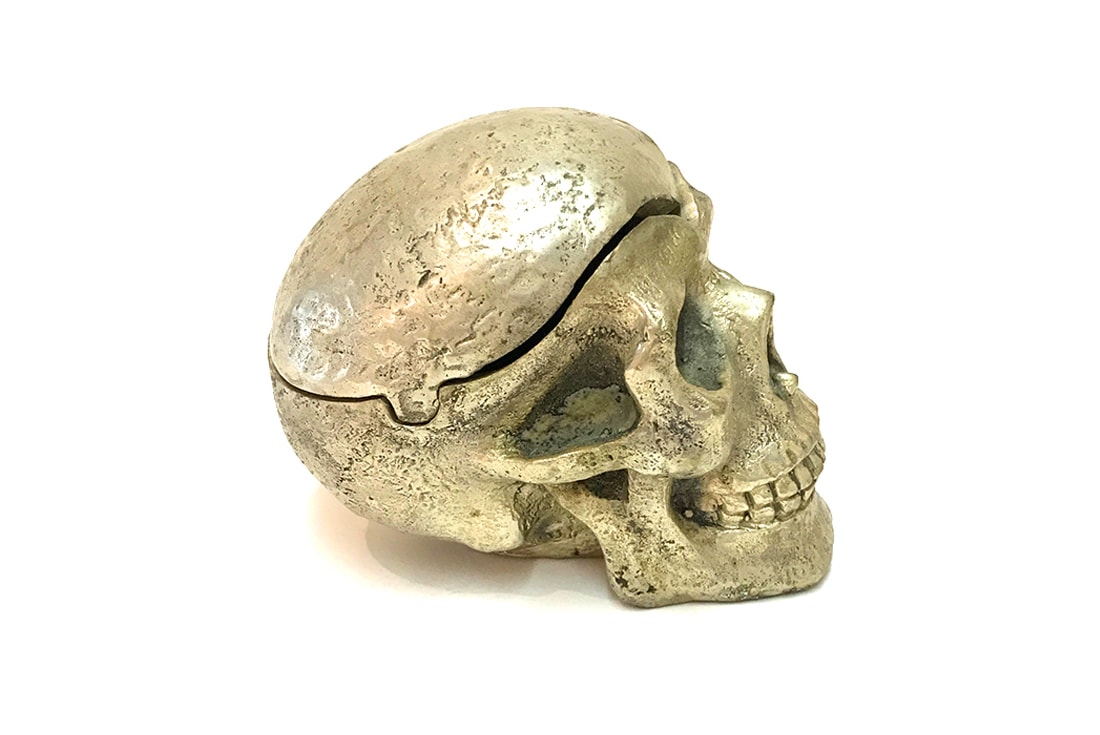 NEXUSVII. Vintage Skull Ashtray Gold