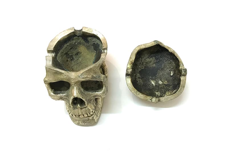 NEXUSVII. Vintage Skull Ashtray Gold