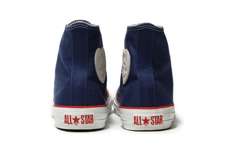 Converse Chuck Taylor All Star Hi Heart Logo Patches Blue White