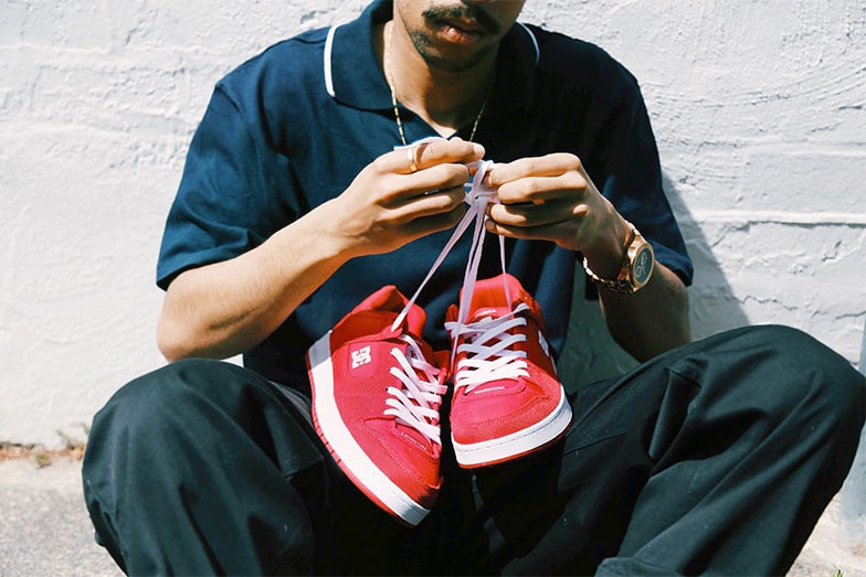 DC Shoes Heritage Editorial Lookbook Shoot Track Pants Cargo Trousers Skateboarders DC Skate Team 1990 90s retro Acclaim Magazine Kalis Astor