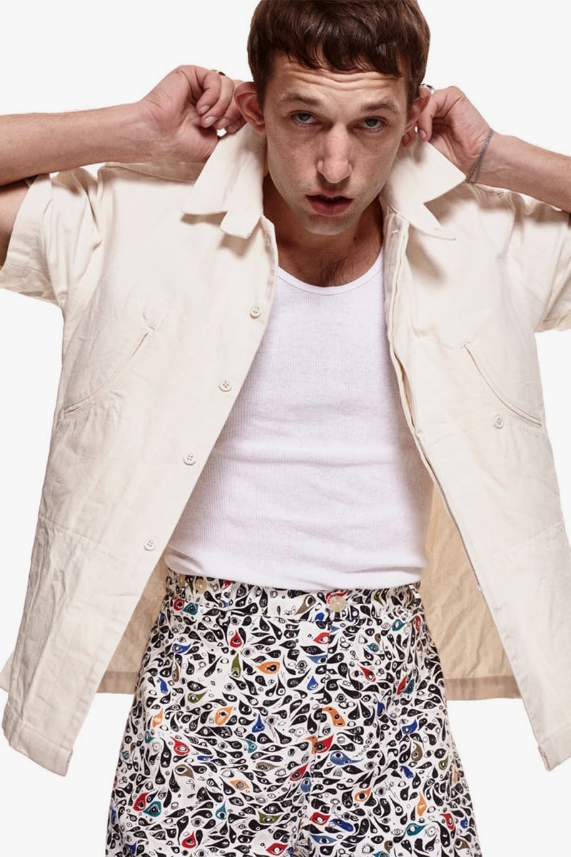 Death to Tennis 2018 Spring Summer Lookbook Denim Linin Cotton New York Print Paisley