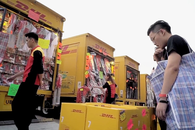 DHL x Vetements: Inside the Pop-up Shop's Preparation and Chaotic Opening