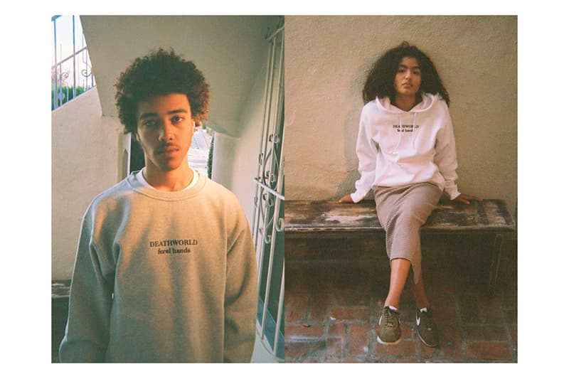 Earl Sweatshirt DEATHWORLD Feral Hands Collection Release streetwear
