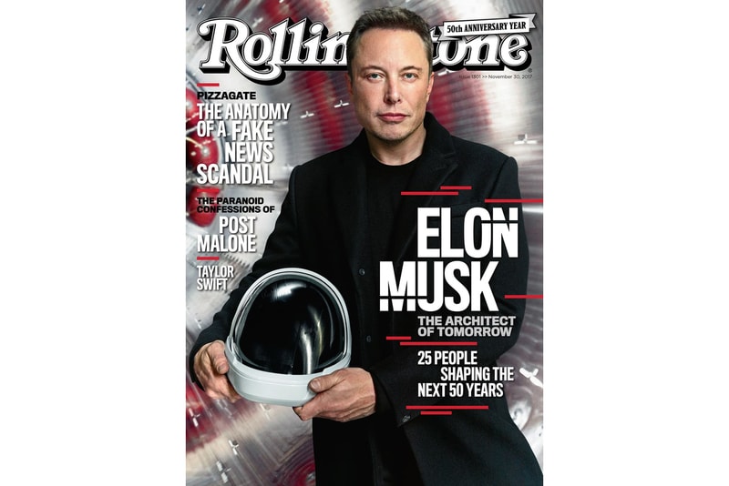 Илон Маск Rolling Stone 30 ноября 2017 г. Интервью на обложке Формируя будущее SpaceX Tesla Solar City PayPal Kimbal Model 3 Truck Neil Strauss Boring Company
