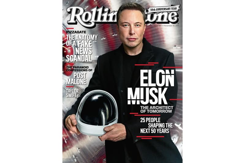 Elon Musk Rolling Stone November 30 2017 Cover Story Interview Shaping the Future SpaceX Tesla Solar City PayPal Kimbal Model 3 Truck Neil Strauss Boring Company