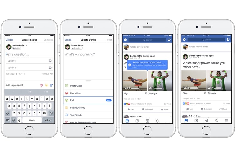 Facebook Rolls Out Polls Feature With GIF Support