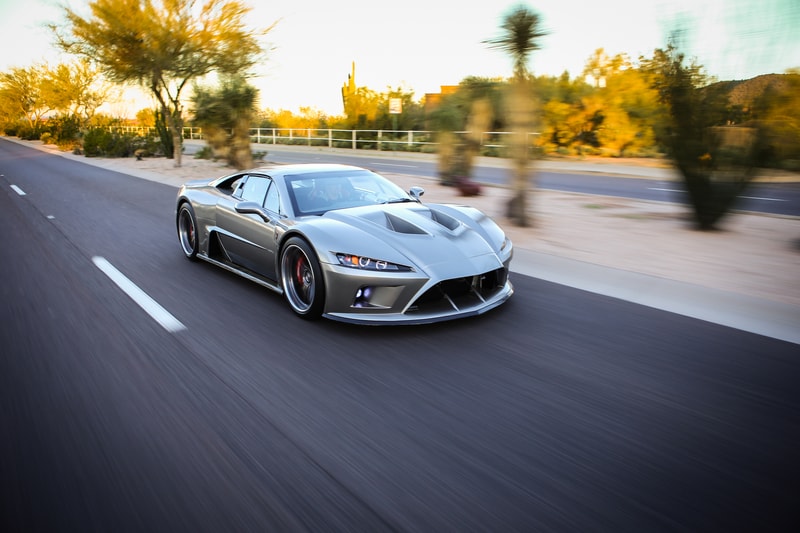Falcon F7 American Supercar Sports Coupe Ford GT Jeff Lemke Michelin iPad Apple