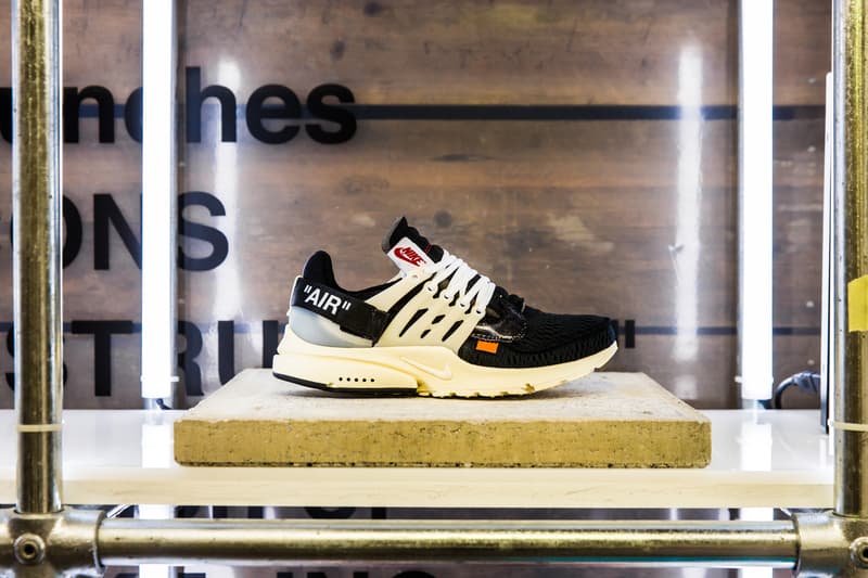 Virgil Abloh Nike The Ten Footpatrol Release Air Jordan 1 Nike Air Max Vapormax