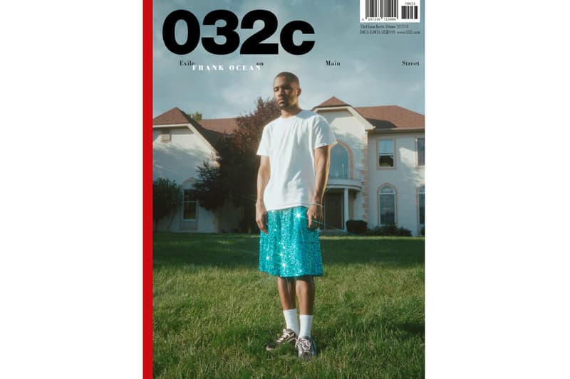 Frank Ocean 032c Issue 33 Winter 2017 2018 Berlin Kidz Petra Collins Mario Testino Abra Bjarke Ingels Kris Van Assche Virgil Abloh SSS World Corp JW Anderson