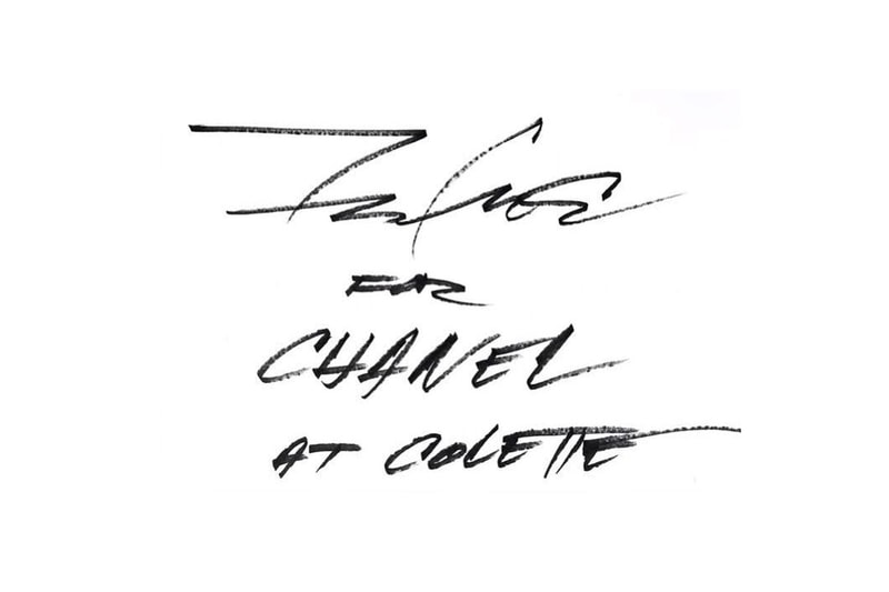Futura Chanel colette painting live art in-store 2017 November 20