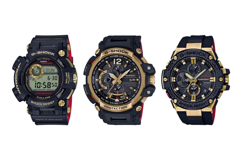 G-Shock Unveils Gold & Black "Gold Tornado" Collection