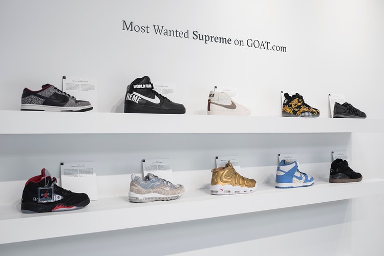 GOAT Pop-Up Gallery Will Feature the Most Desirable Supreme Collaborations