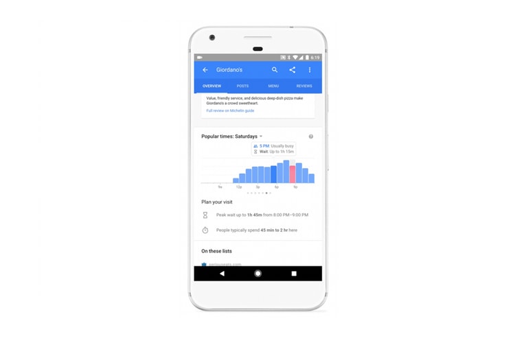 Google Now Shows Wait Times at Your Favorite Restaurants