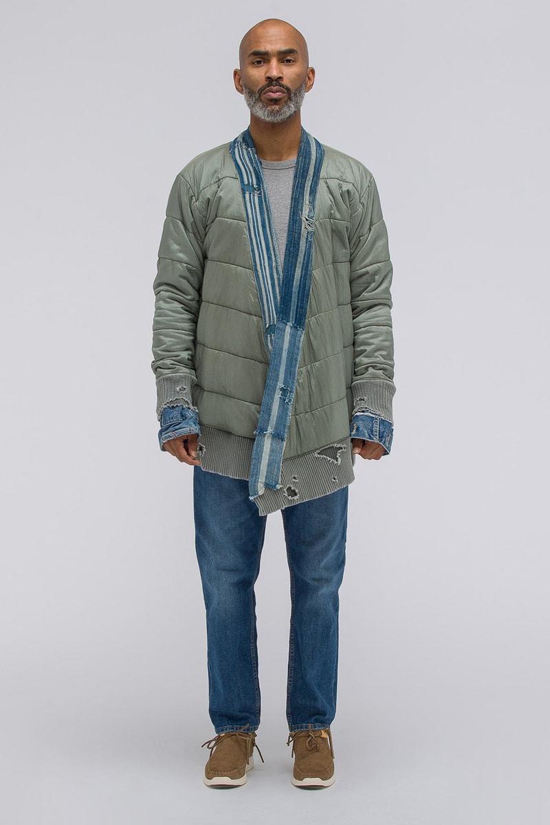Greg Lauren Kimono Military Fall Winter 2017