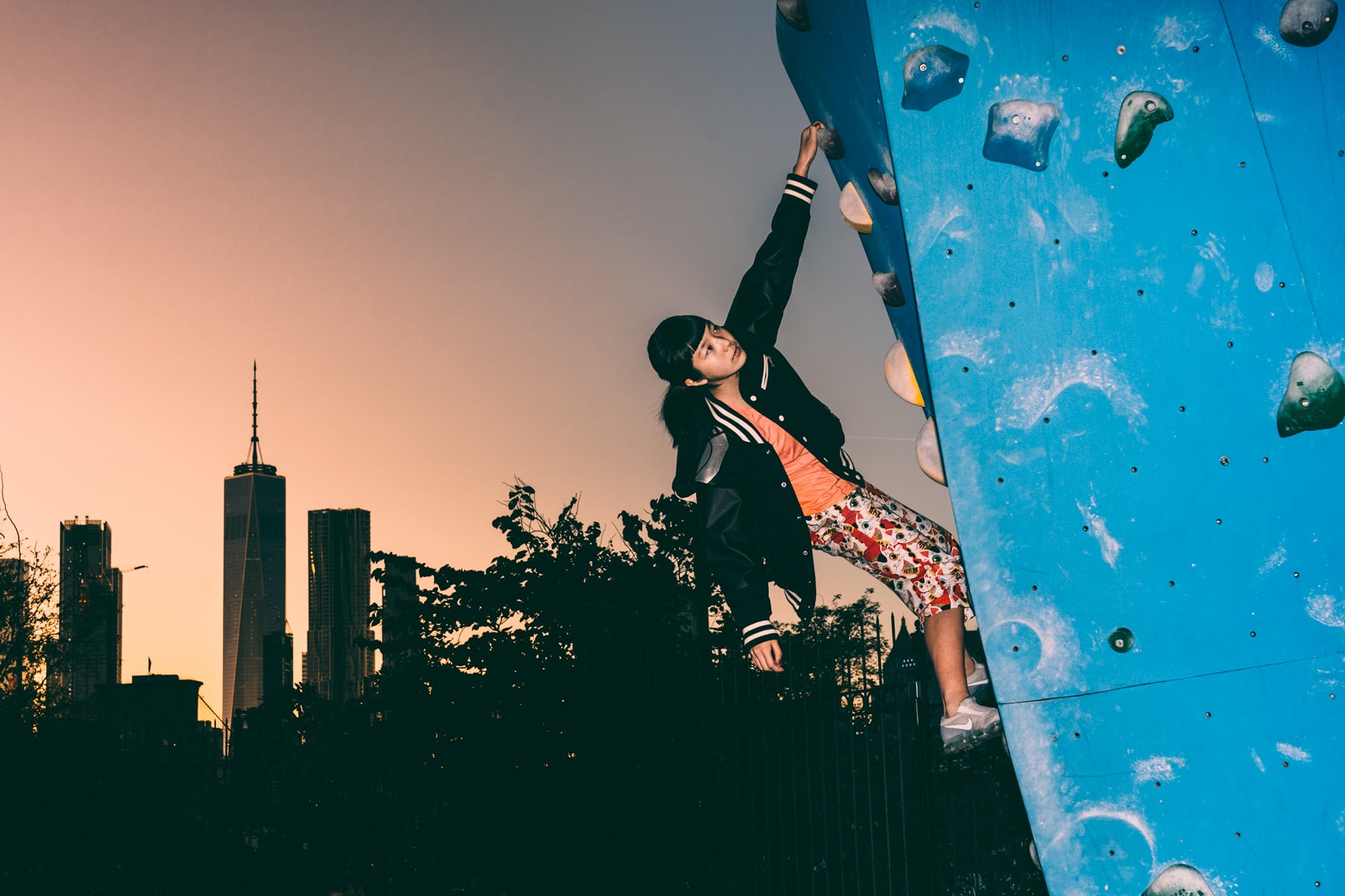 Ashima Shiraishi HIDDEN HYPEBEAST The North Face Rock Climbing Climber Chalk Comme des Garcons Louis Vuitton Shoes Sneakers Hood by Air Nike Air VaporMax Japanese Japan Bouldering