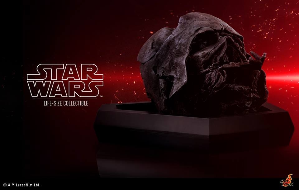 Hot Toys Star Wars Kylo Ren’s Life-Size Darth Vader Helmet The Force Awakens Last Jedi Official Shop
