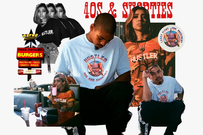 Hustler 40s & Shorties Collection Collaboration 2017 November 4 Release Date Info streetwear porn magazine Larry Flynt