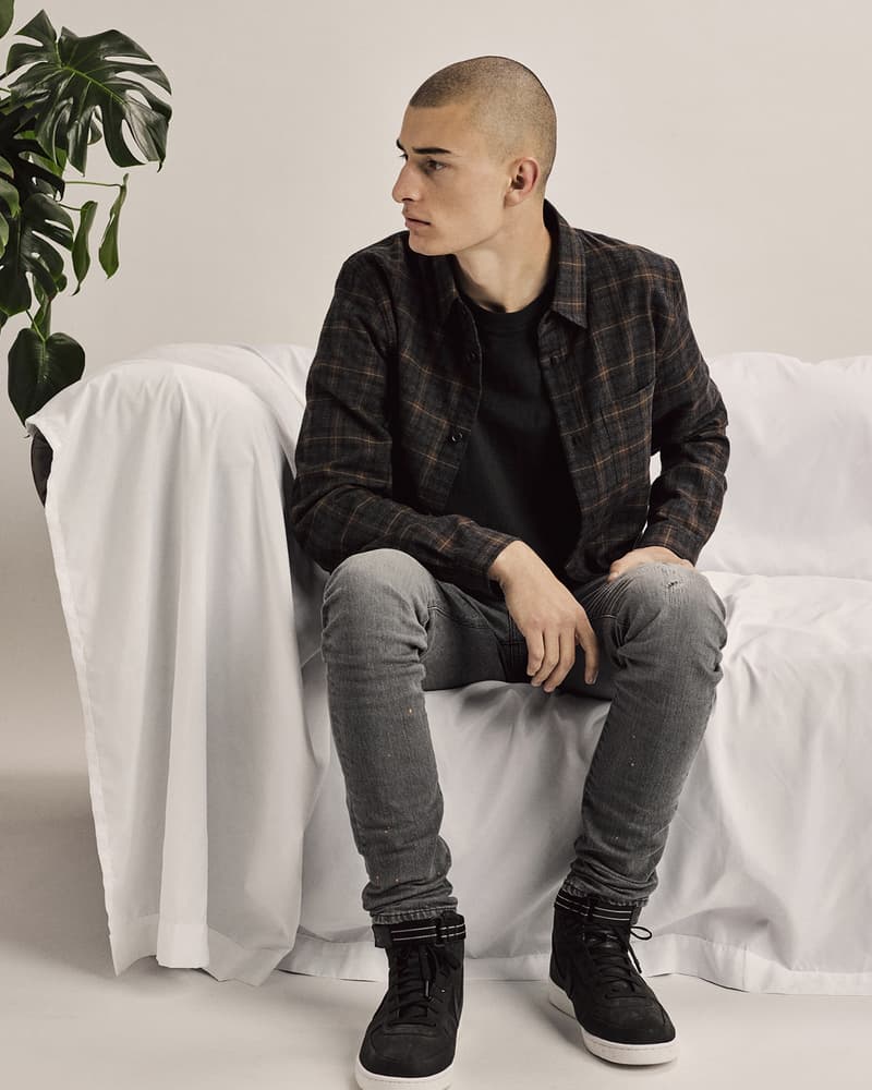 John Elliott Launches Black Friday Collection Thanksgiving Capsule Collection varsity jacket stadium plaid flannels cashmere beanie cold weather promotion menswear