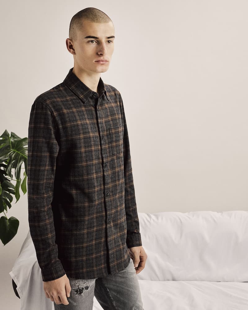 John Elliott Launches Black Friday Collection Thanksgiving Capsule Collection varsity jacket stadium plaid flannels cashmere beanie cold weather promotion menswear
