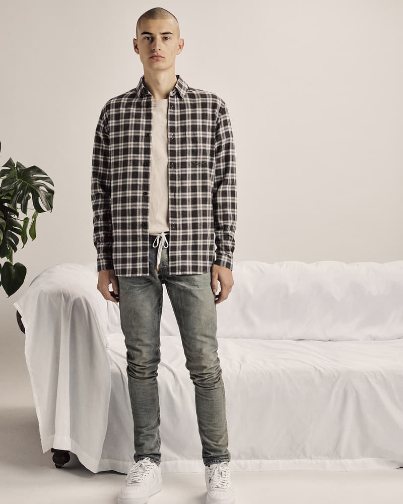 John Elliott Launches Black Friday Collection Thanksgiving Capsule Collection varsity jacket stadium plaid flannels cashmere beanie cold weather promotion menswear
