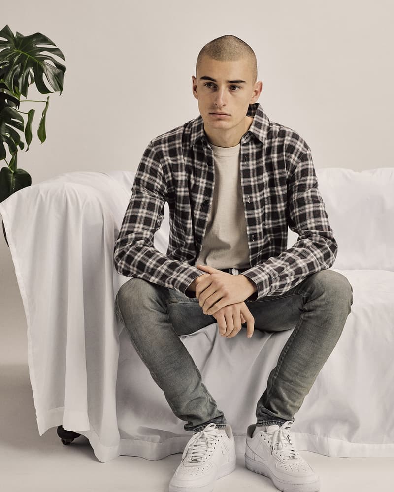 John Elliott Launches Black Friday Collection Thanksgiving Capsule Collection varsity jacket stadium plaid flannels cashmere beanie cold weather promotion menswear