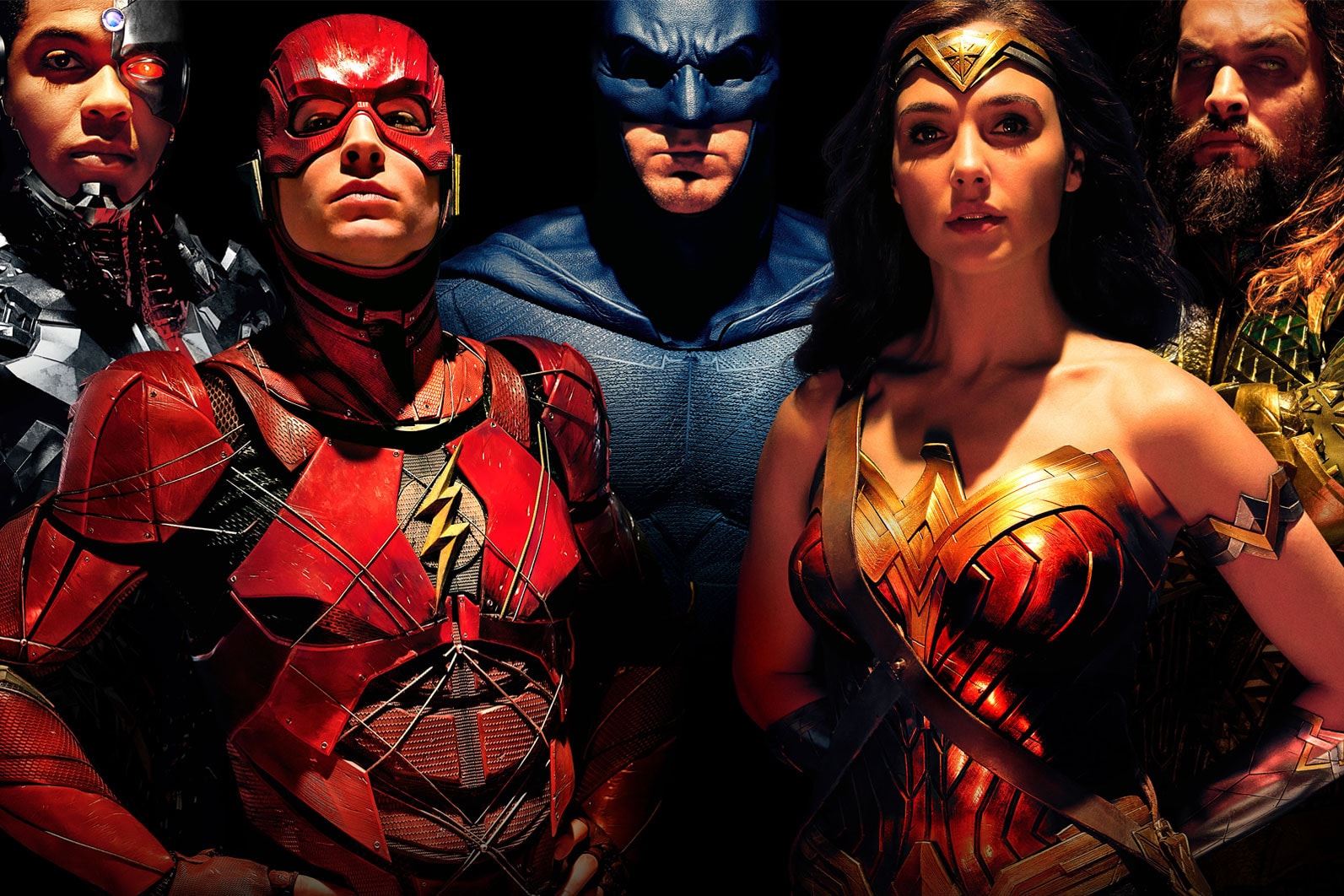 Justice League Wonder Women Superman DC Batman Cyborg Aquaman Movie Theater Box Office