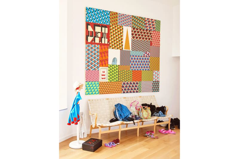 KAWS Brooklyn Home House Architectural Digest Cover Story takashi murakami paintings studio magazine wall sculptures bff chairs