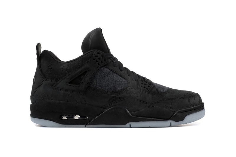 KAWS Air Jordan 4 Release Cyber Monday Drop Date Brand Black Suede 2017 November 27 Nike