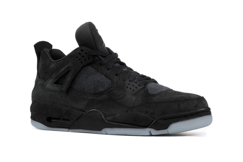KAWS Air Jordan 4 Release Cyber Monday Drop Date Brand Black Suede 2017 November 27 Nike