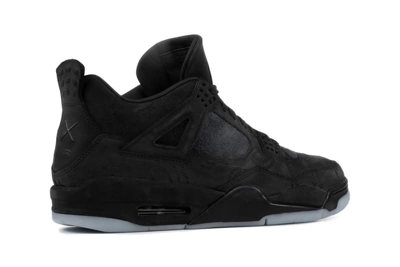 KAWS Air Jordan 4 Release Cyber Monday Drop Date Brand Black Suede 2017 November 27 Nike