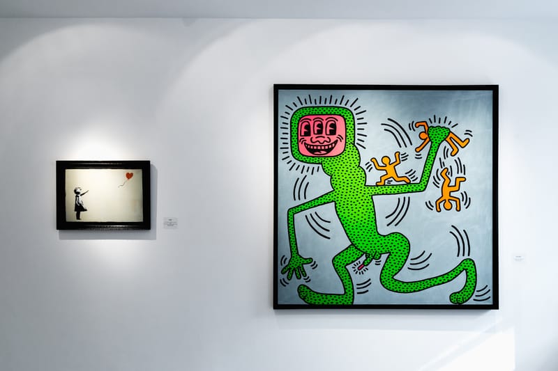 Ross+Kramer Gallery Spotlights Monumental Works by Keith Haring & Banksy
