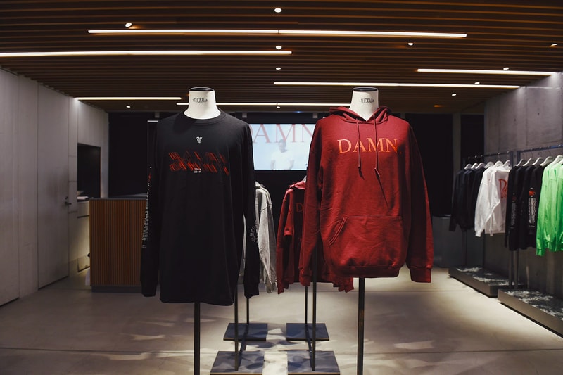 Kendrick Lamar DAMN. Pop-Up tour Tokyo Japan monkey time