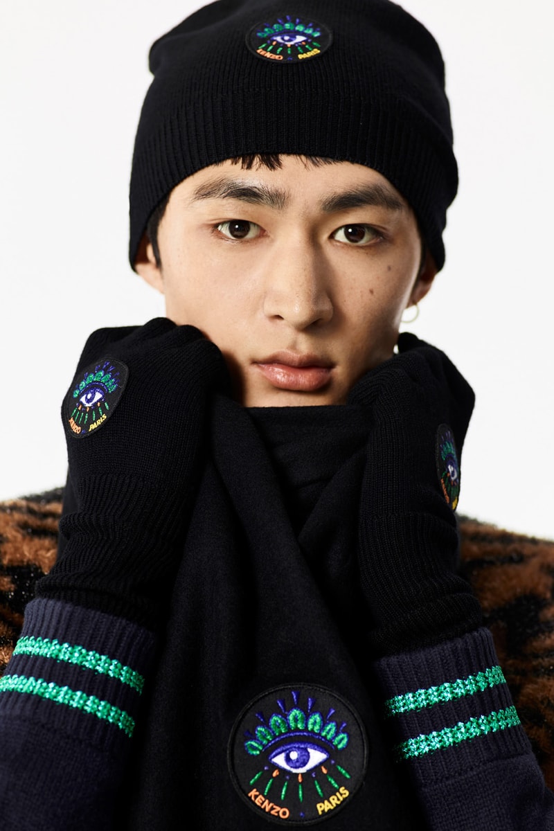 KENZO 2017 Holiday Collection Lookbook November Release Date Info Tiger Sweater Gloves Backpack bag hat shirt puffer down jacket slacks