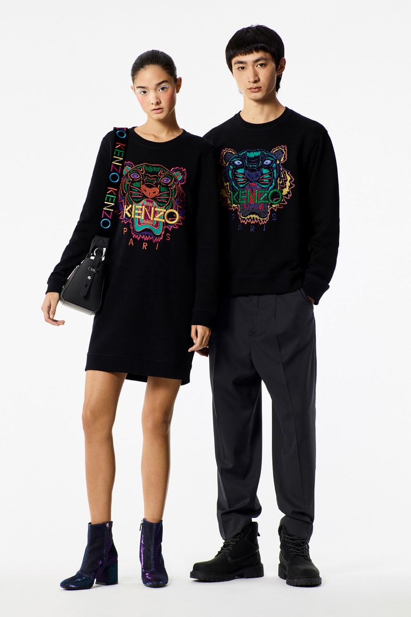 KENZO 2017 Holiday Collection Lookbook November Release Date Info Tiger Sweater Gloves Backpack bag hat shirt puffer down jacket slacks