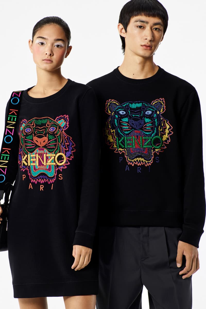 KENZO 2017 Holiday Collection Lookbook November Release Date Info Tiger Sweater Gloves Backpack bag hat shirt puffer down jacket slacks