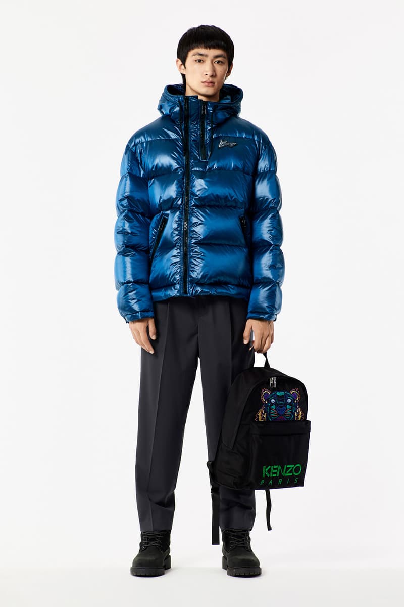 KENZO 2017 Holiday Collection Lookbook November Release Date Info Tiger Sweater Gloves Backpack bag hat shirt puffer down jacket slacks