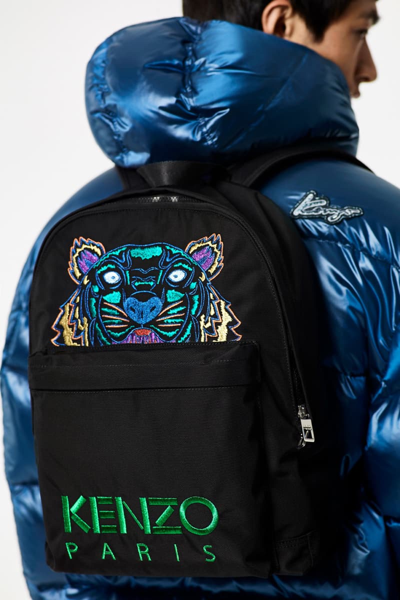 KENZO 2017 Holiday Collection Lookbook November Release Date Info Tiger Sweater Gloves Backpack bag hat shirt puffer down jacket slacks