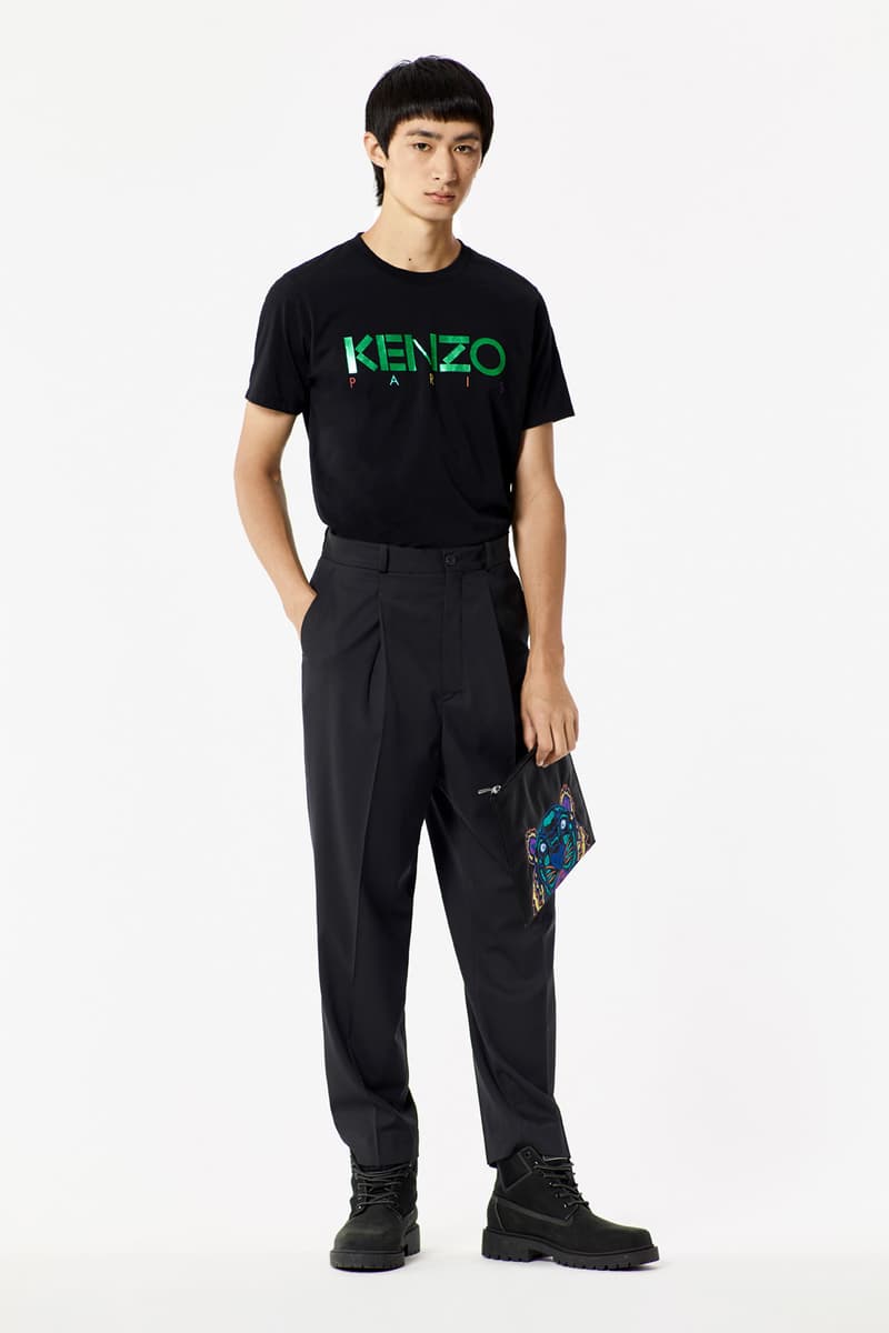 KENZO 2017 Holiday Collection Lookbook November Release Date Info Tiger Sweater Gloves Backpack bag hat shirt puffer down jacket slacks