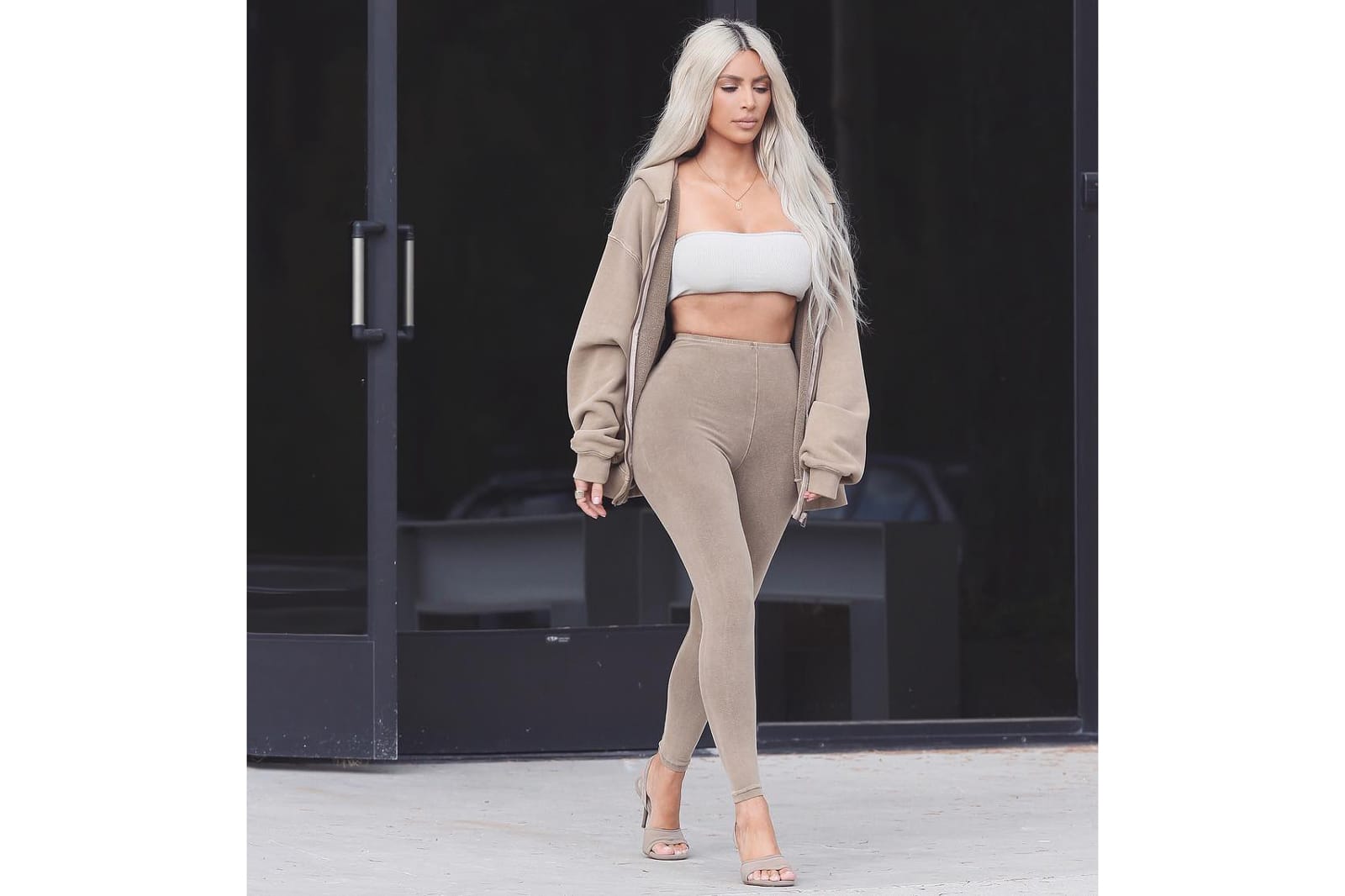 Kim Kardashian Wearing YEEZY SEASON 6 